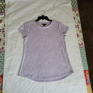 Simply Vera Vera Wang Gray Short Sleeve Tee